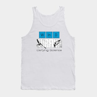 Windsurfing Jumps Defying Science Periodic Table Elements Tank Top